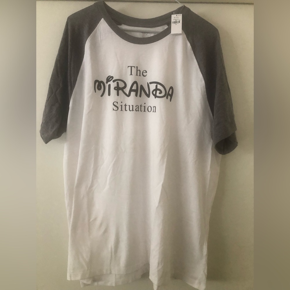 Custom XL Old Navy T-Shirt with the name Miranda
